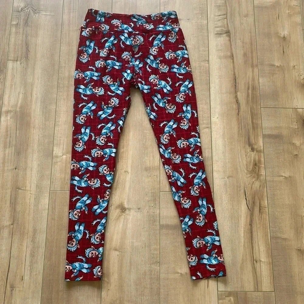4/$25 LuLaRoe Werewolf Print Women's One Size Leggings